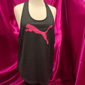 Puma Pre-loved muscle style tank top lightweight and breathable. Size M